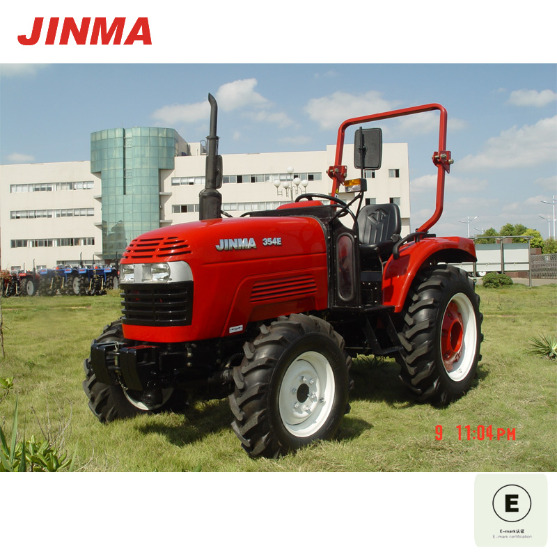 JINMA 4WD 35HP Wheel Farm Tractor with E-MARK Certification (JINMA 354E)